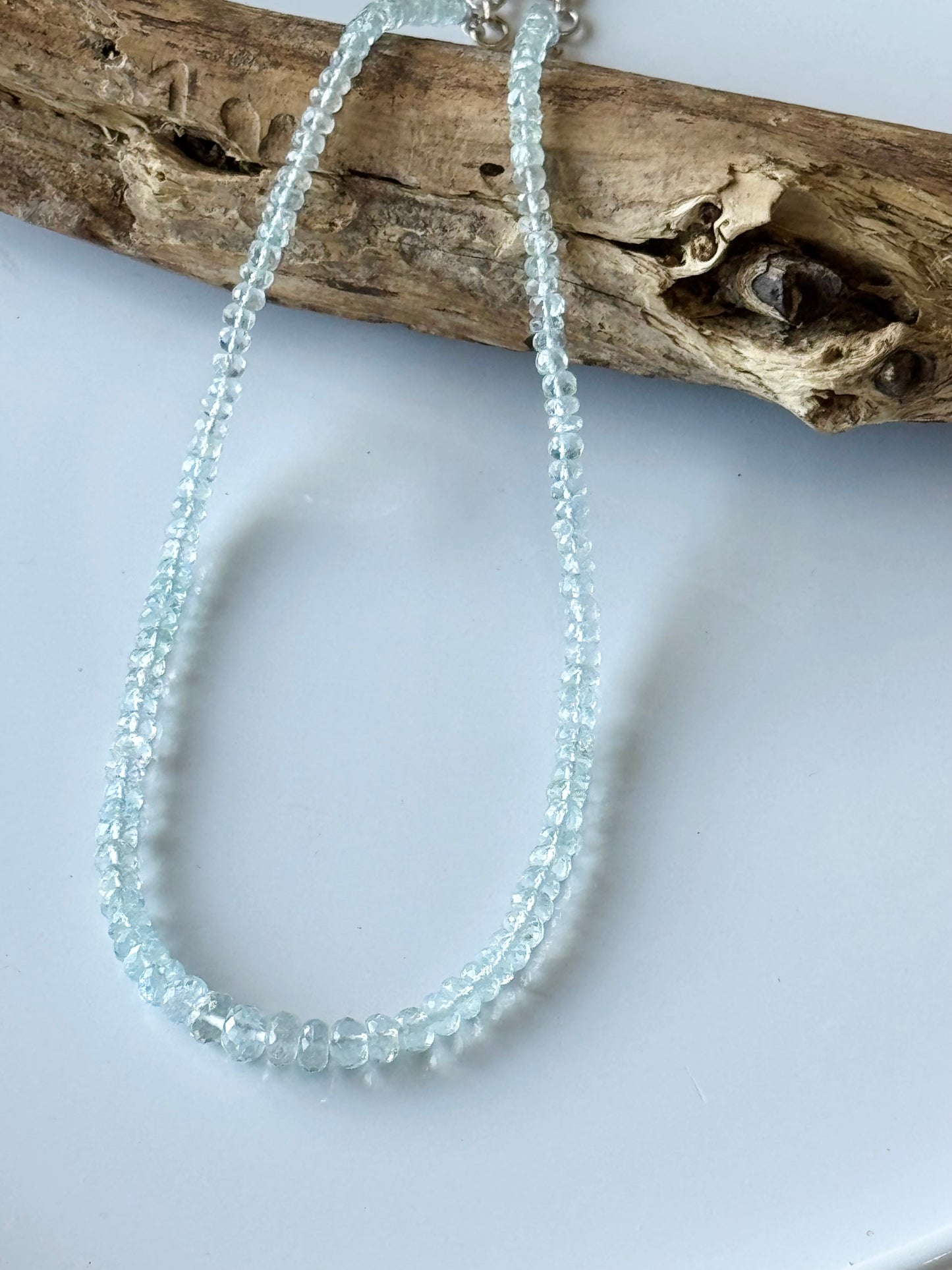AAA Aquamarine Beads Necklace