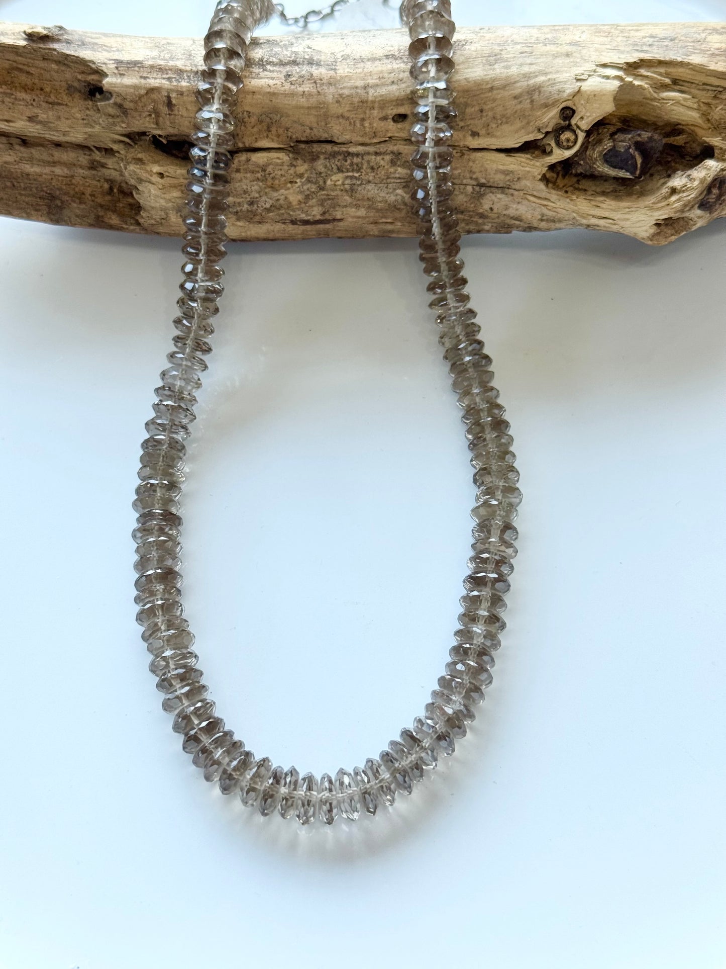 Smoky Quartz Beads Necklace