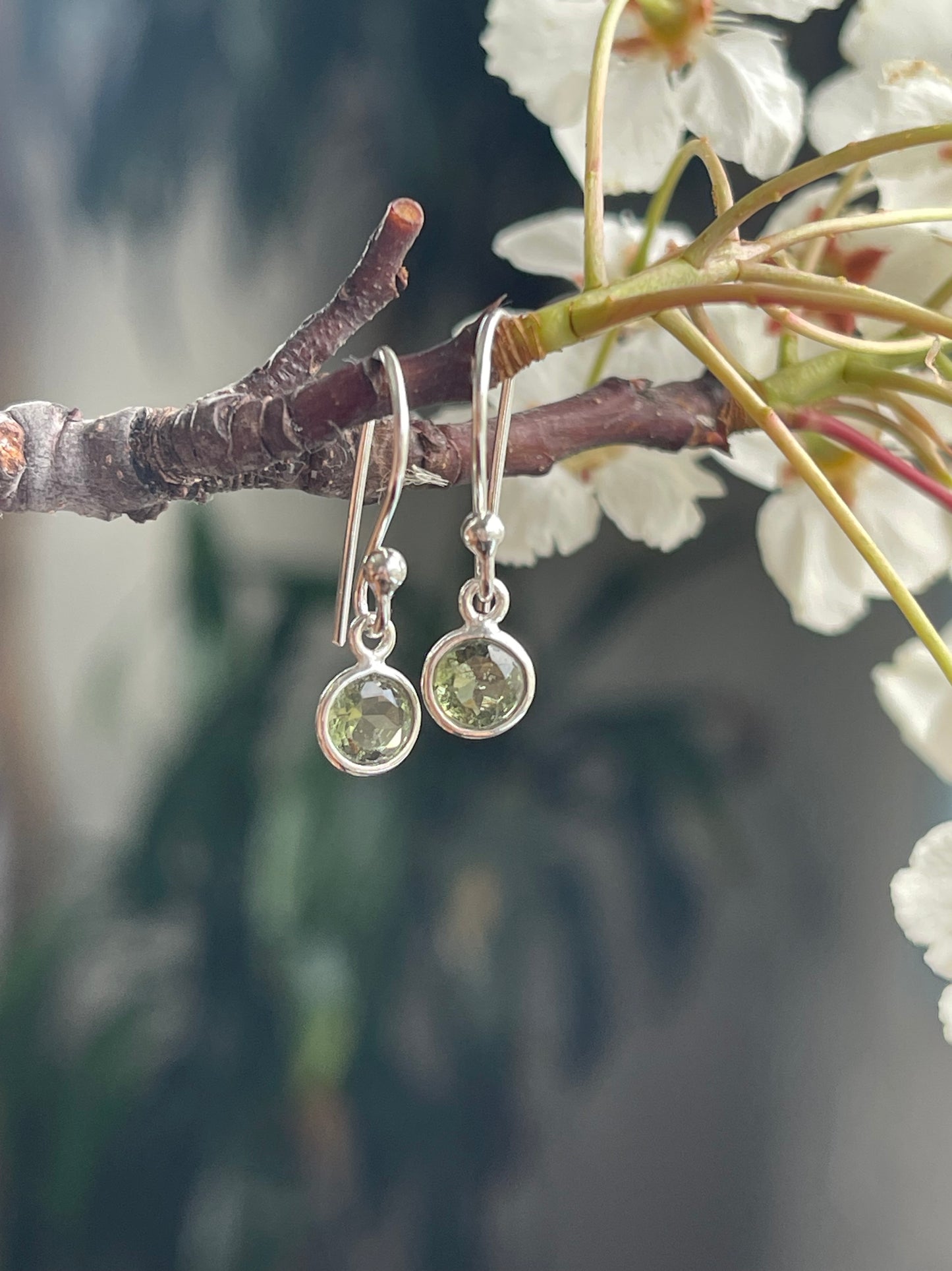 Moldavite Earrings