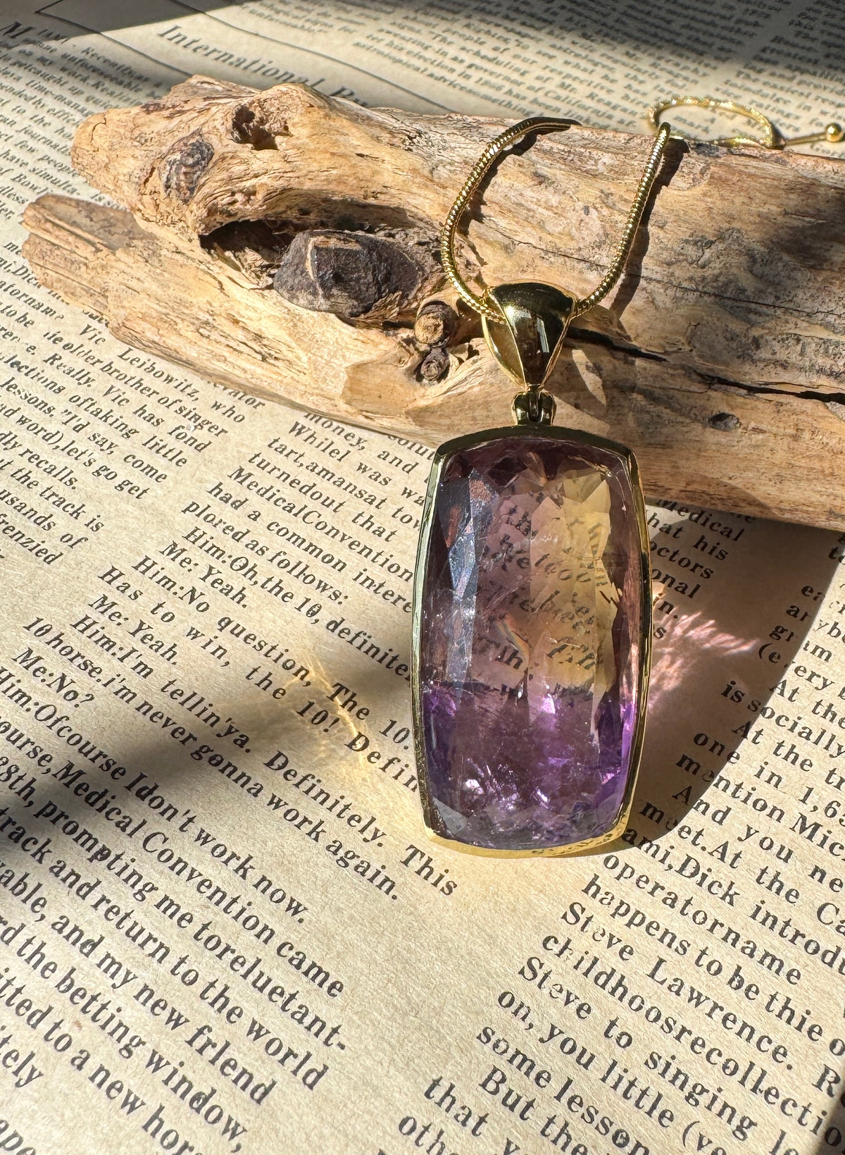 Natural Ametrine Pendant