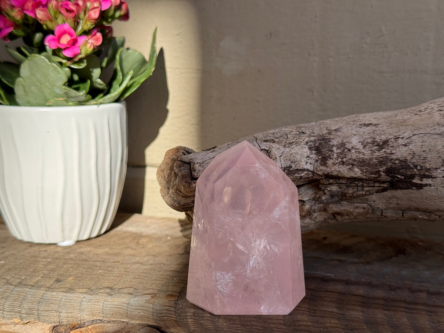 Brazilian Rose Quartz Towers — Gentle Healing and Heart Awakening