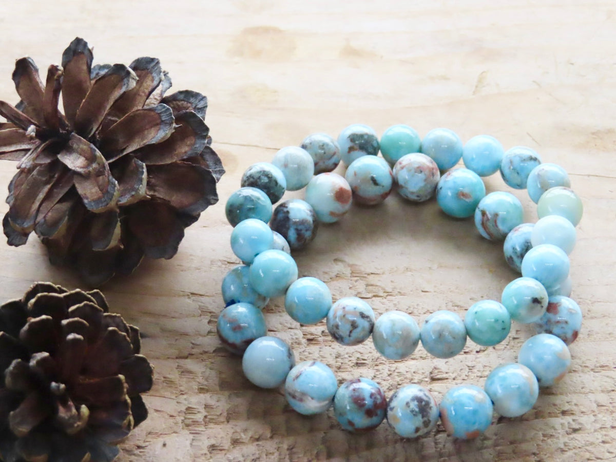 Natural Larimar Bracelet