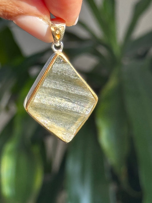 Libyan Desert Glass Tektite Pendant