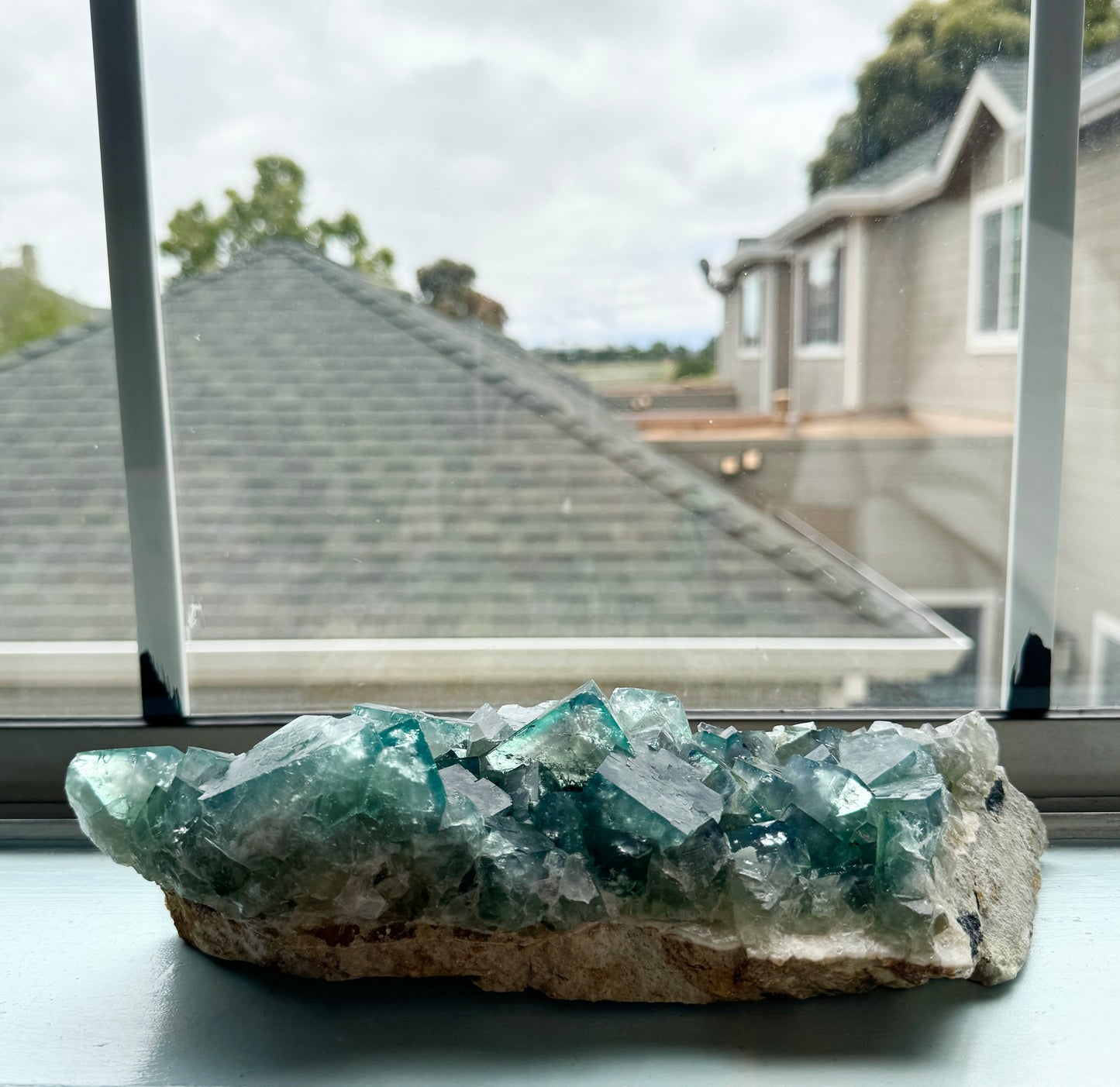 Green Fluorite Cluster – 2.102 kg