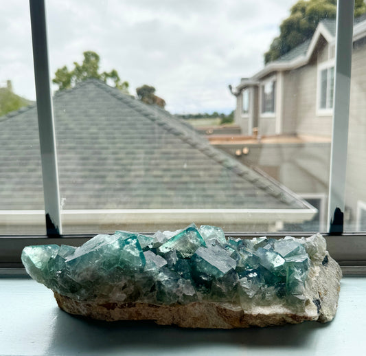 Green Fluorite Cluster – 2.102 kg