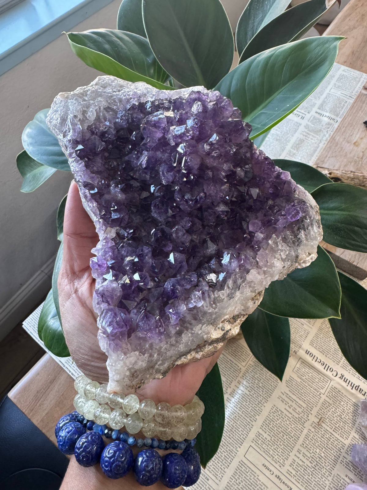 Namibian Flower Amethyst Druze – Collector Piece