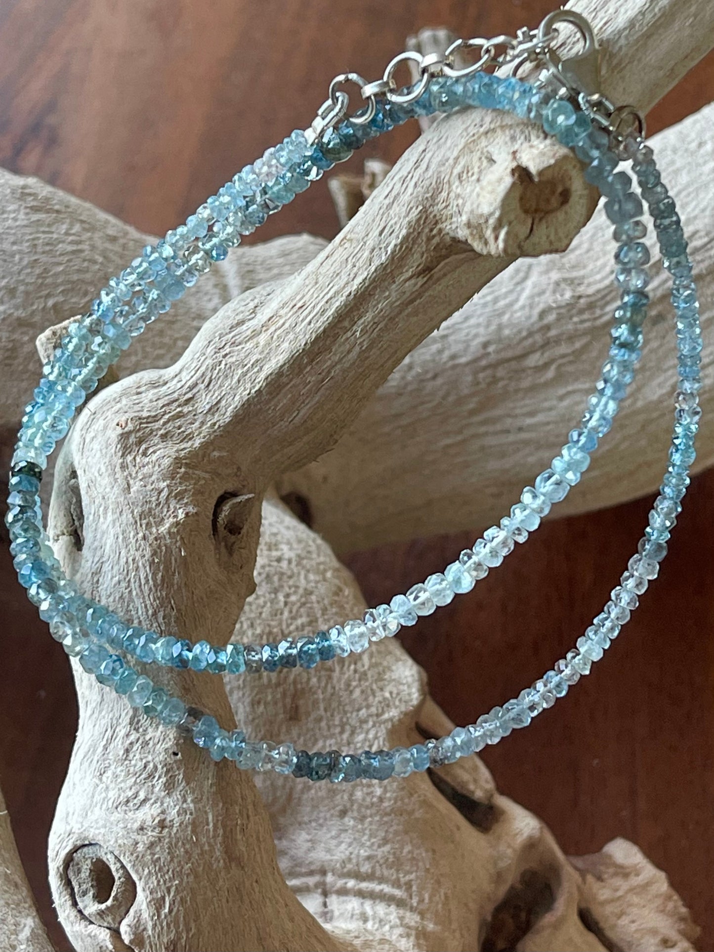 Aquamarine Beads Necklace