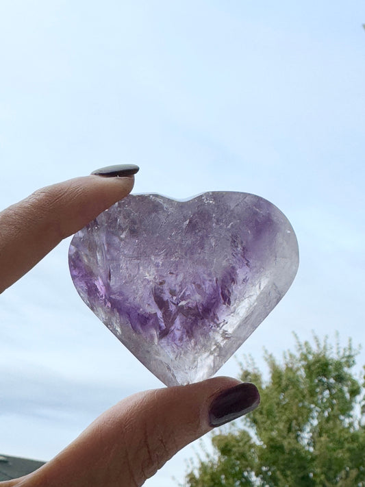 AAA Amethyst Heart