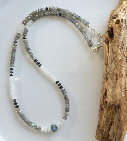 MAGIC IS ALL • ALL IS MAGIC

Labradorite • Moonstone • Black Tourmaline Necklace