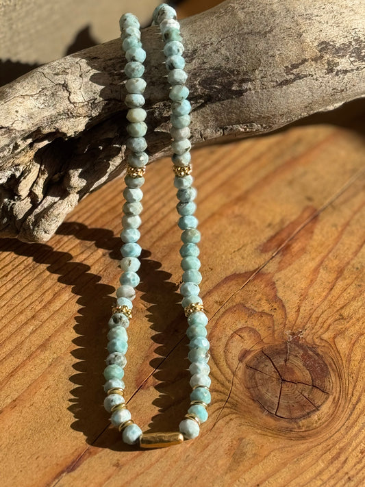 Larimar Necklace – Handcrafted with Magic