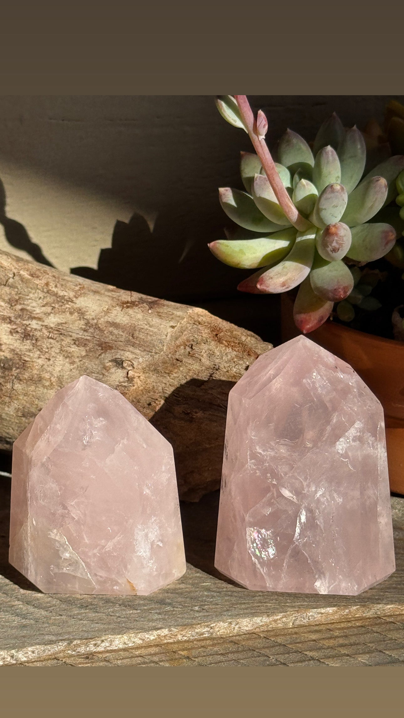 Brazilian Rose Quartz Towers — Gentle Healing and Heart Awakening