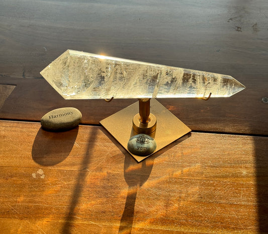 Rare Large Lemurian Vogel Quartz – 2.4 kg – 15” - Brazil