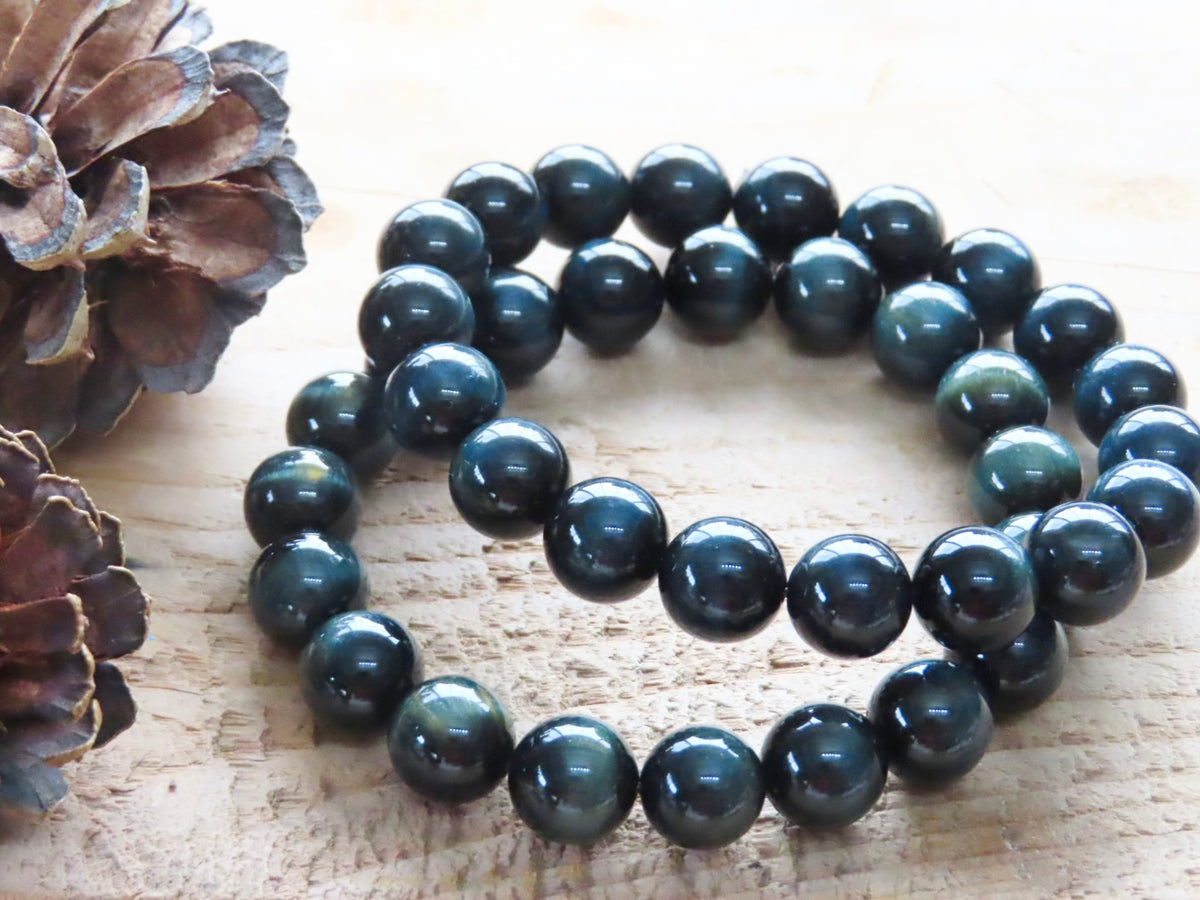 Blue Tiger’s Eye Bracelet • Hawk’s Eye