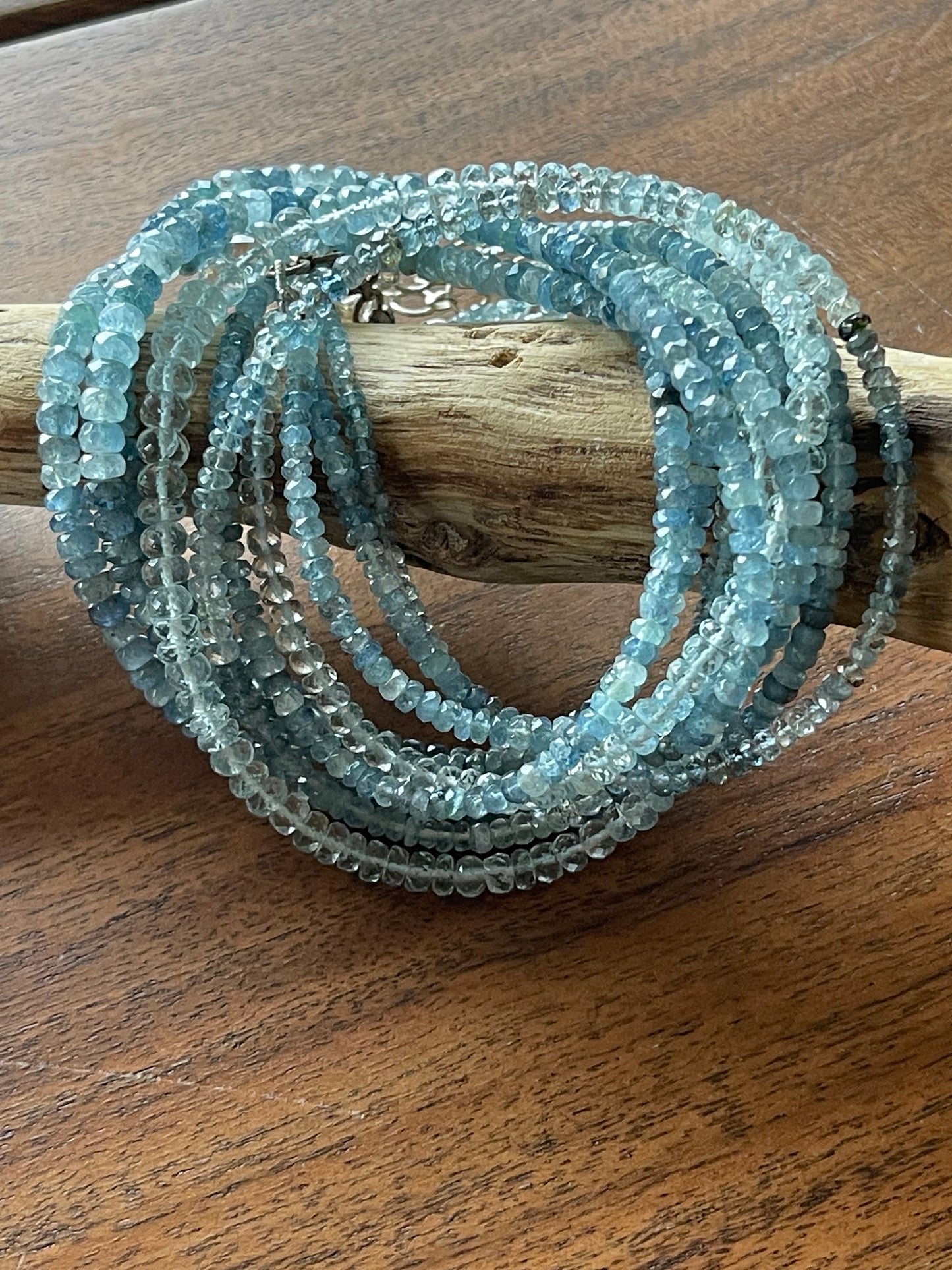 Aquamarine Beads Necklace