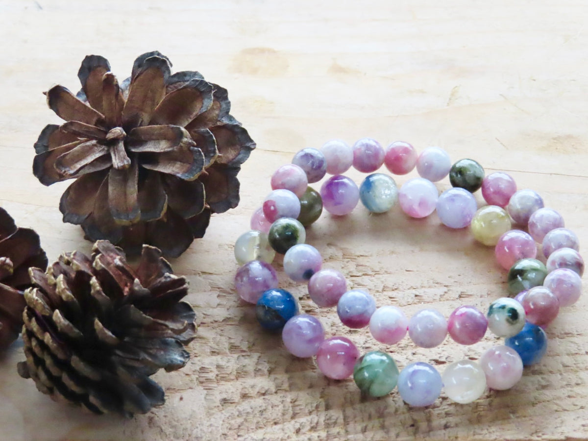 Tourmaline & Lepidolite Bracelet