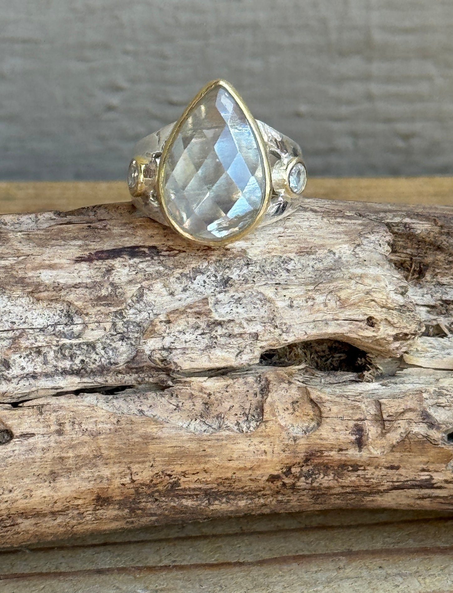 Libyan Desert Glass Tektite Ring