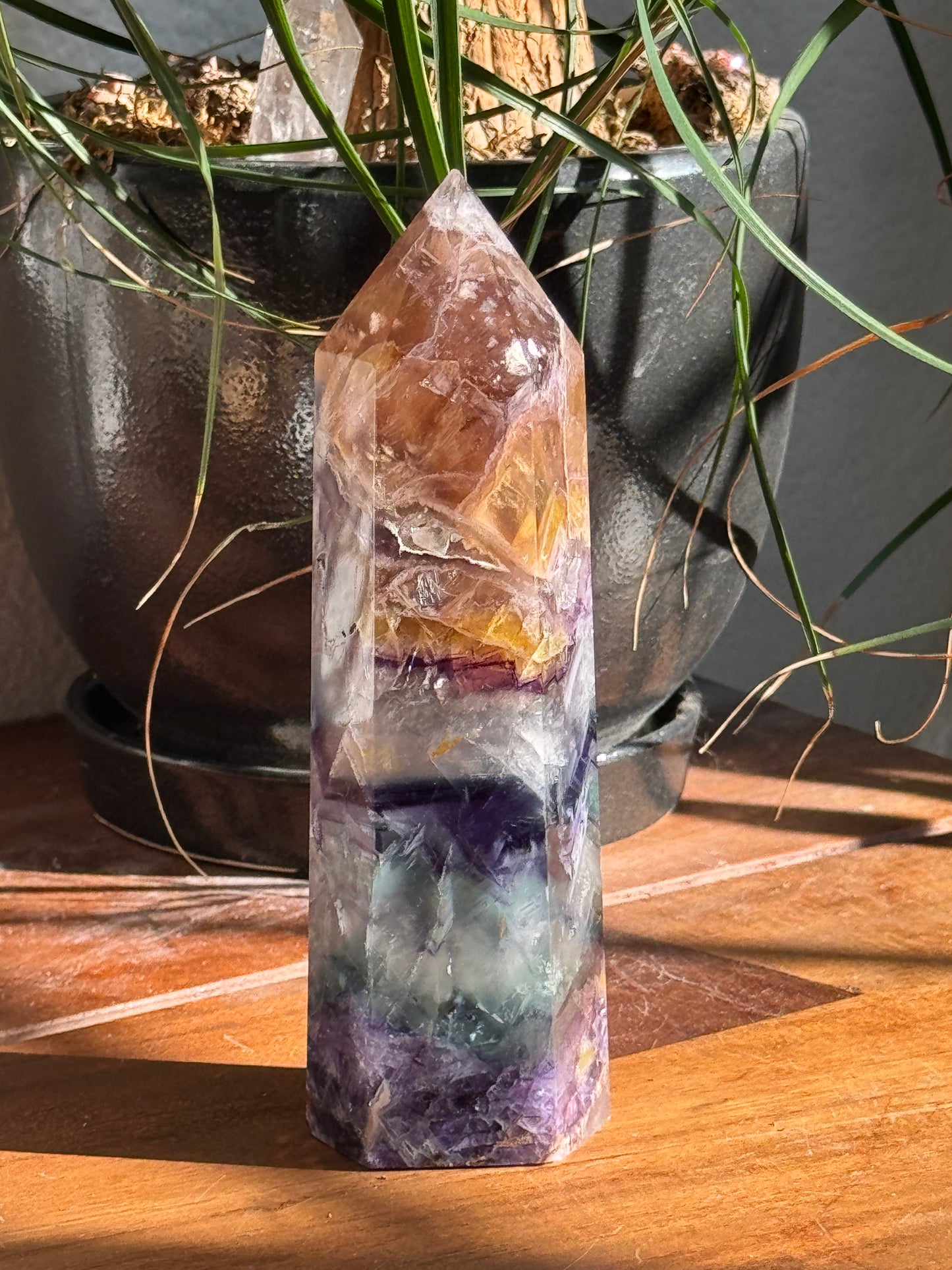 Afghanistan Natural Fluorite Tower – One of a Kind
