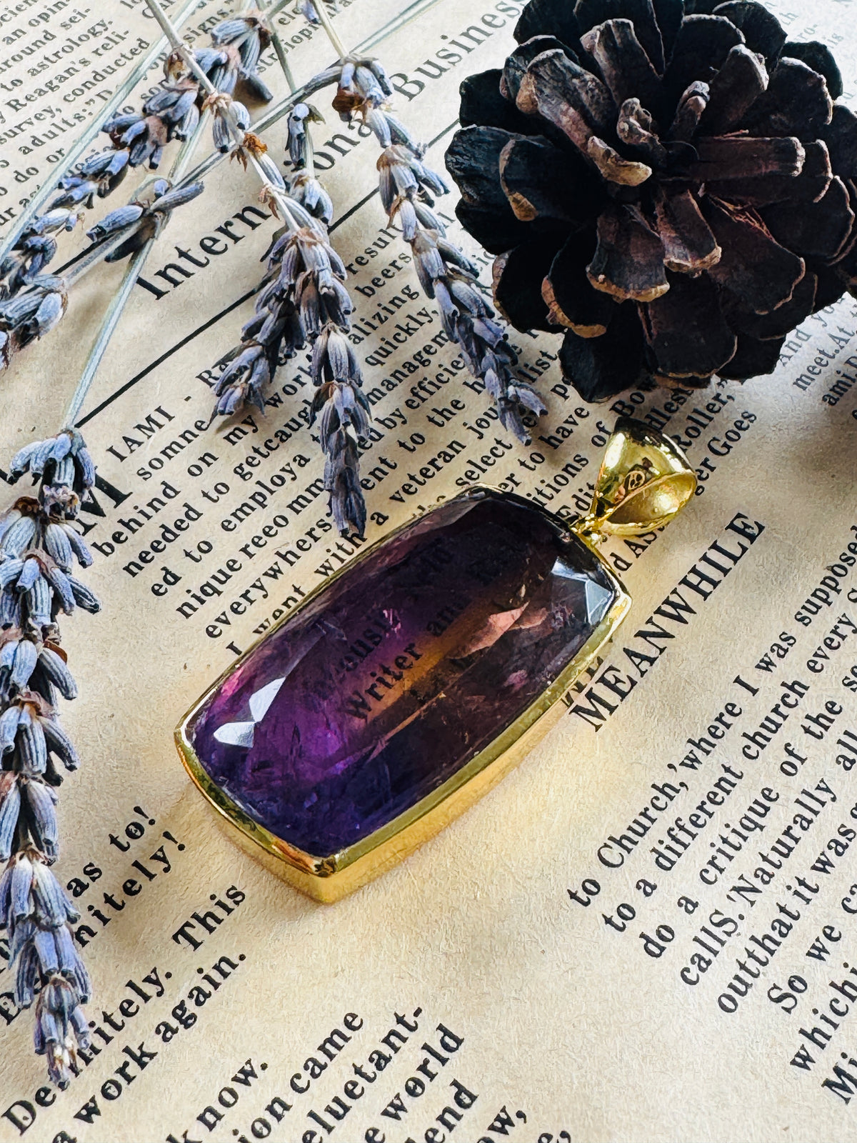 Natural Ametrine Pendant