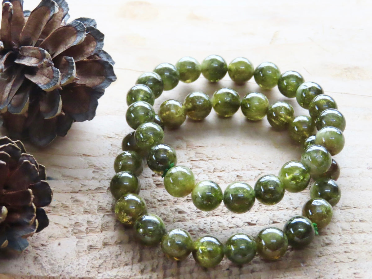 Natural Green Garnet Bracelet