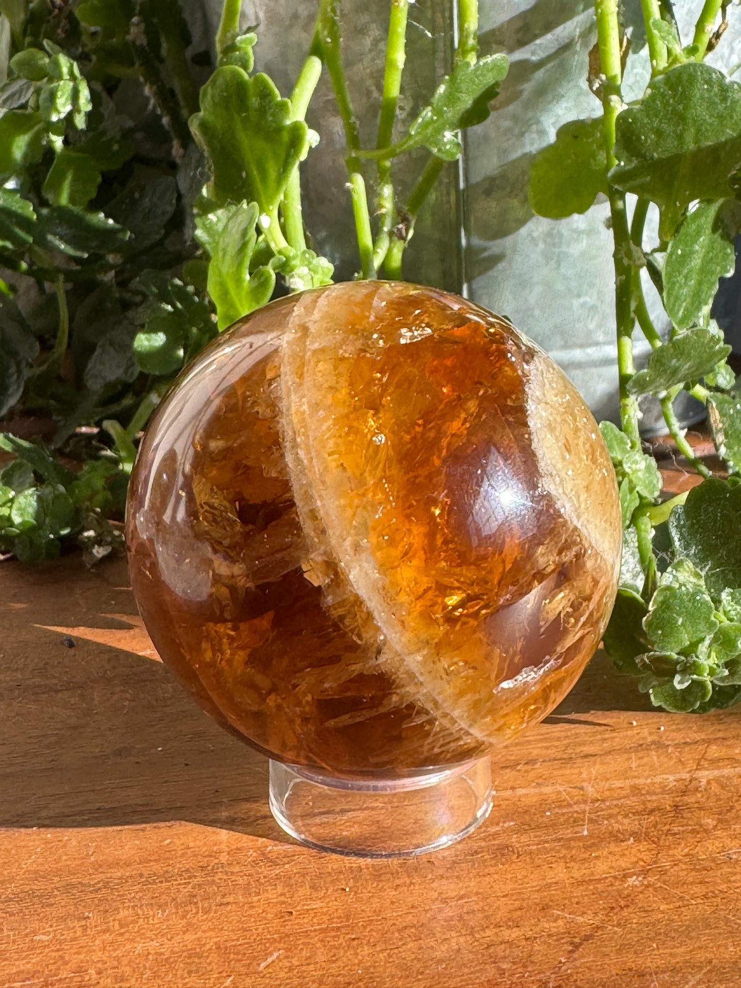 Natural Citrine Sphere – Brazil