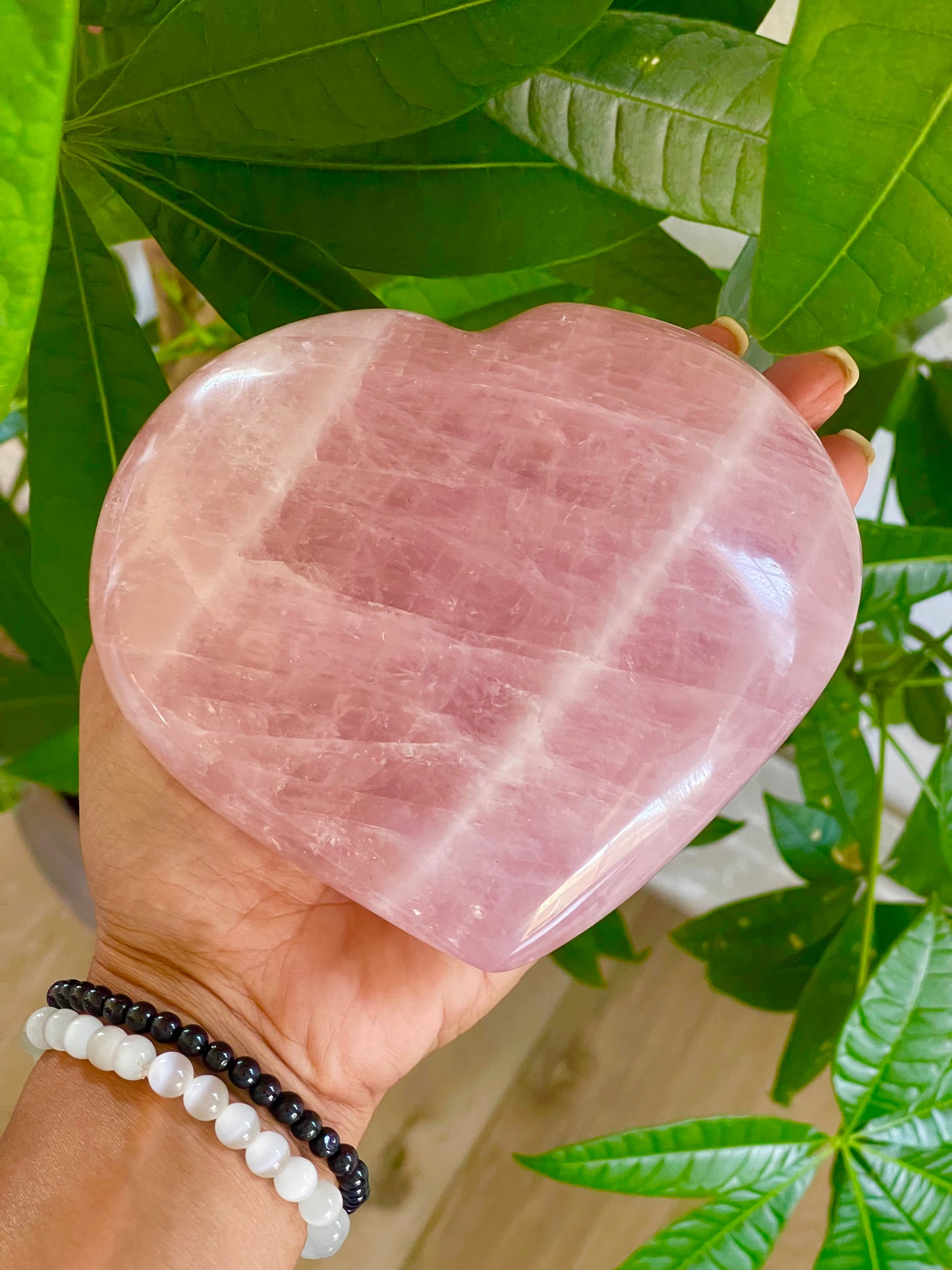 Rose Quartz heart