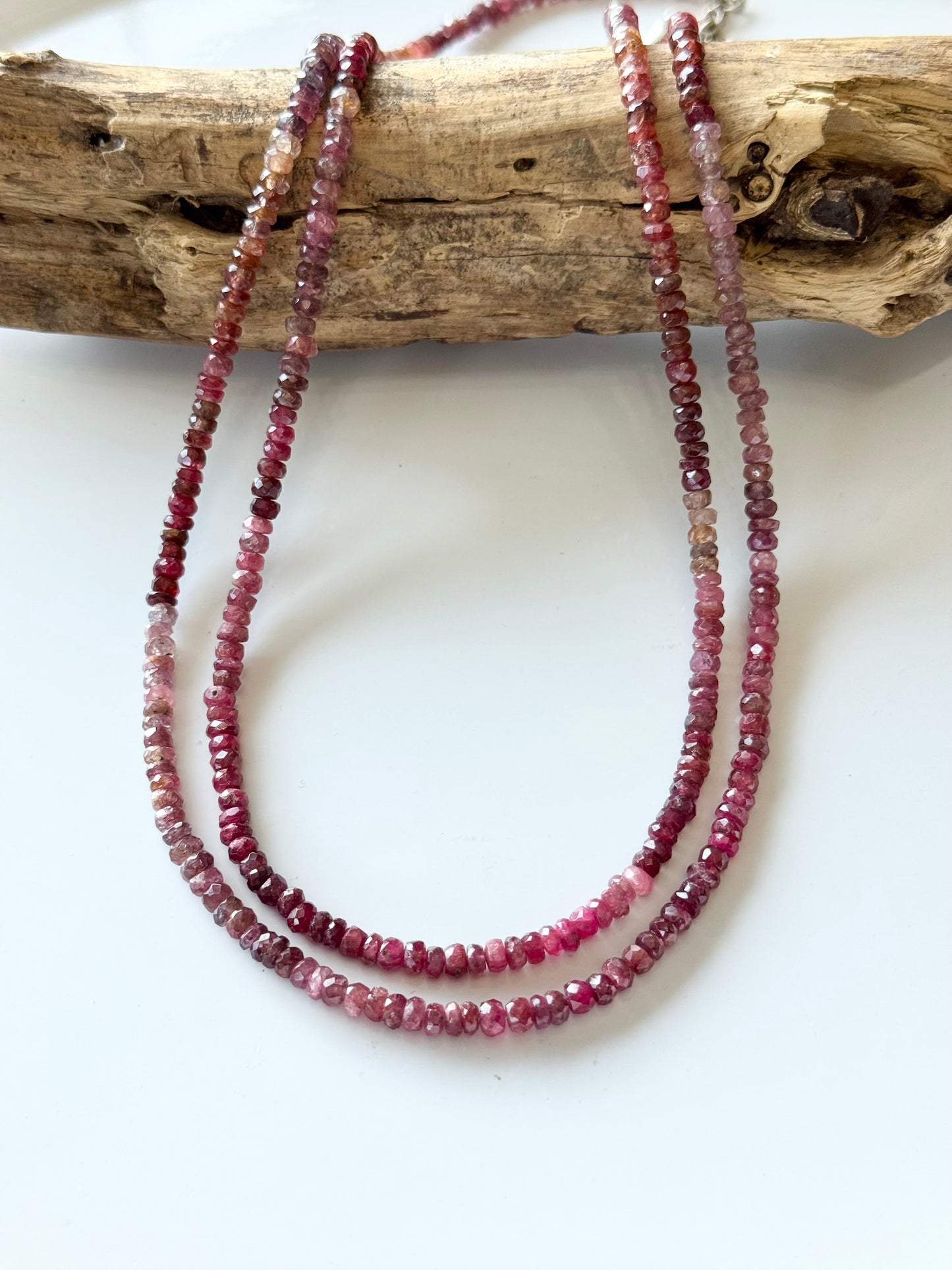 Red Spinel Beads Necklace