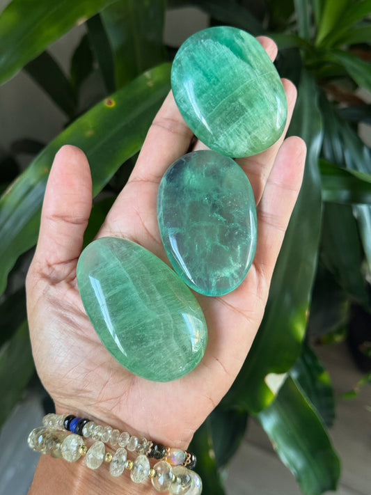 Green Fluorite Pebble