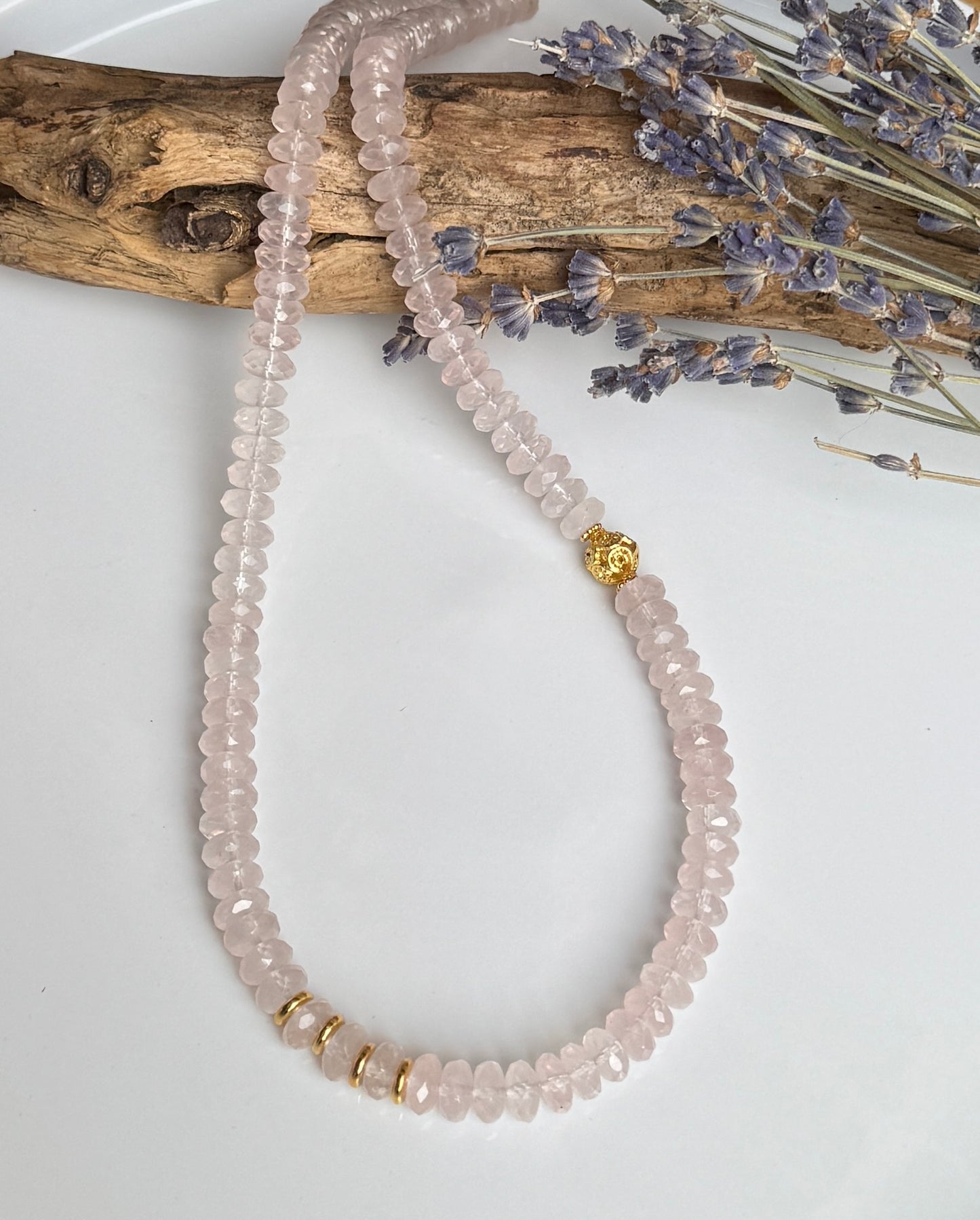 Rose Quartz Love Frequency Necklace