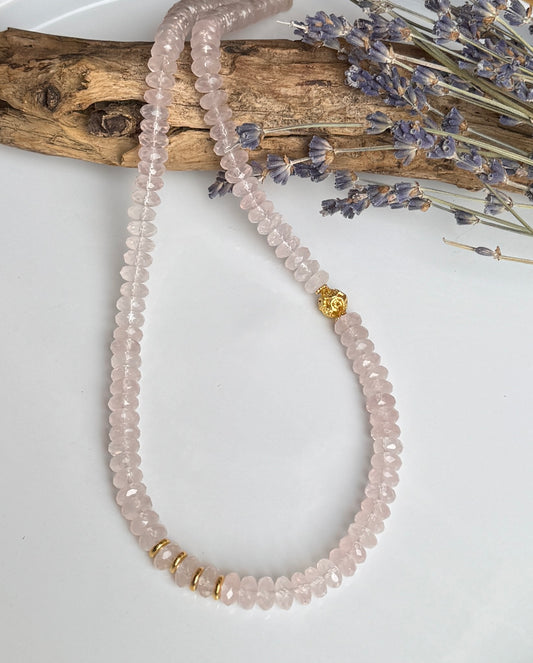 Rose Quartz Love Frequency Necklace