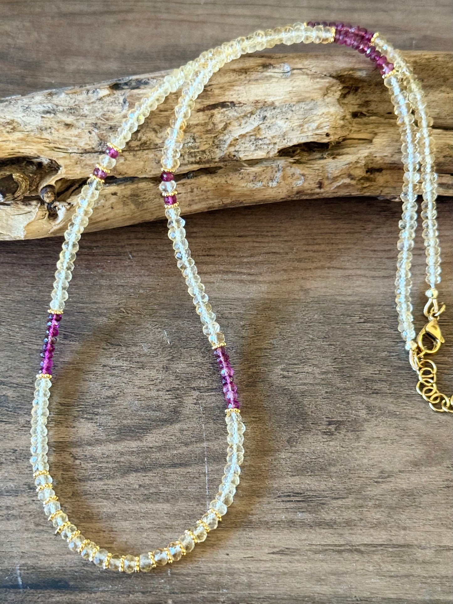 ✨ Citrine ✧ Pink Tourmaline

Crystal Grid Necklace – Light of the Heart