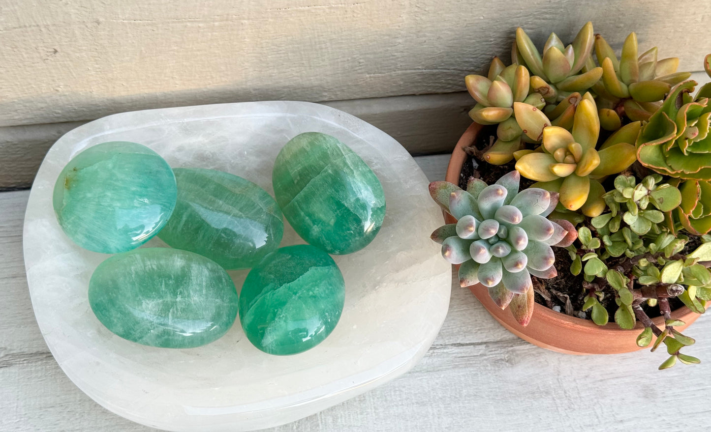 Green Fluorite Pebble