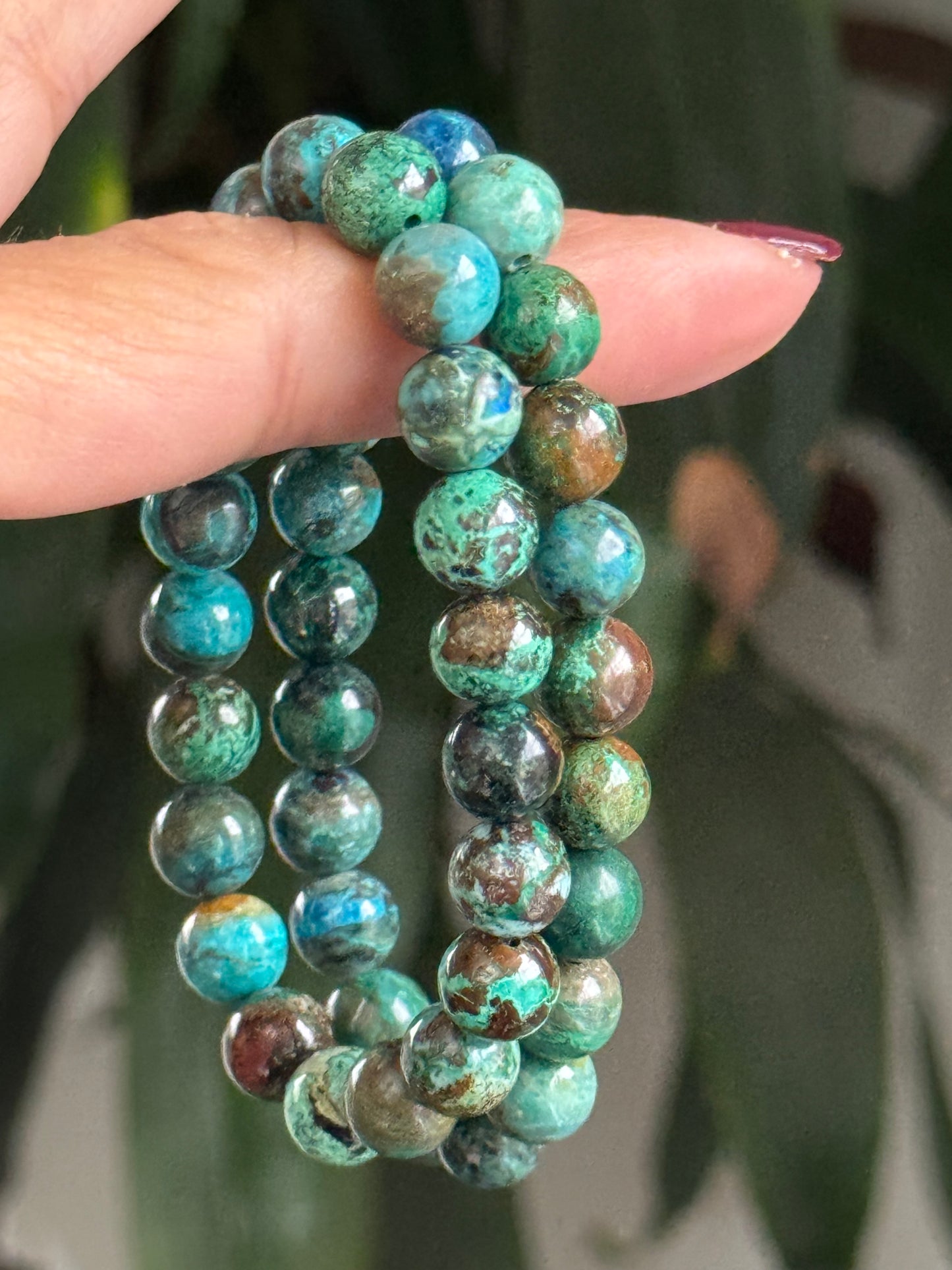 chrysocolla bracelet