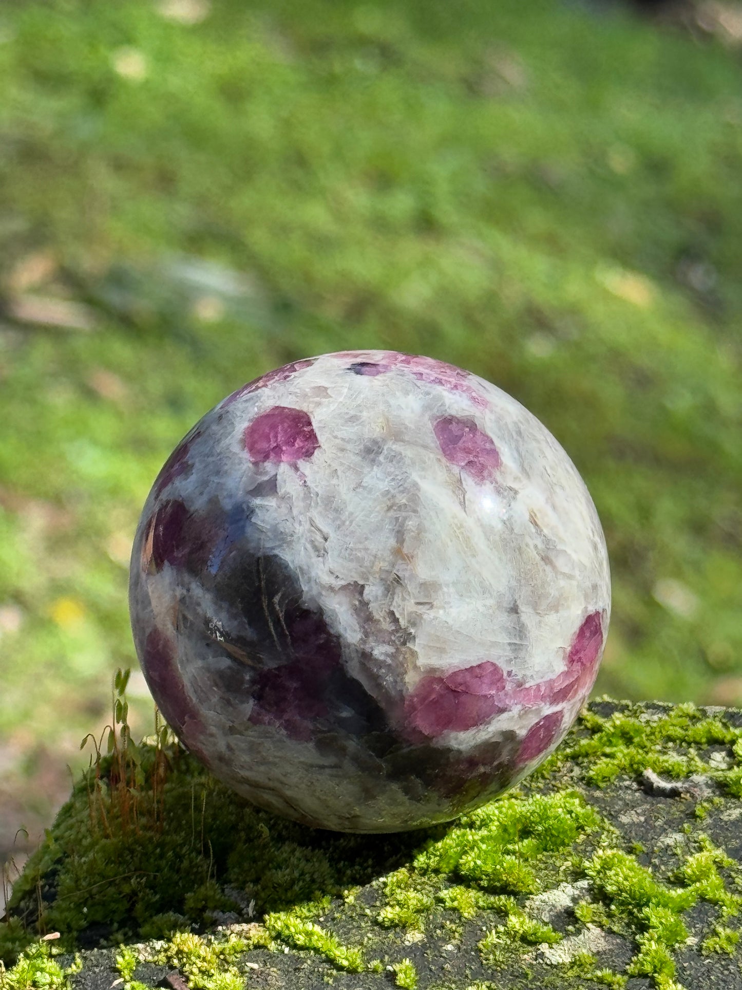 AAA Pink Tourmaline & Rubellite Sphere