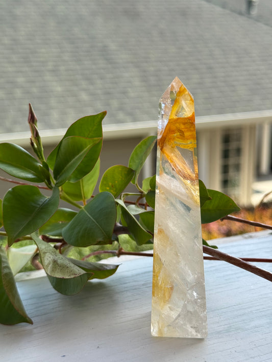 Yellow Hematoid Quartz – Golden Healer Tower