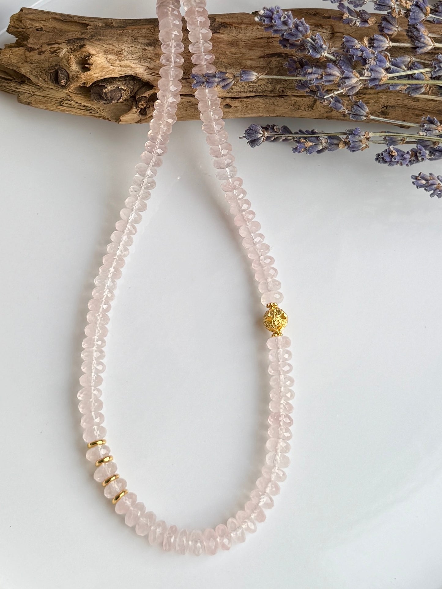 Rose Quartz Love Frequency Necklace