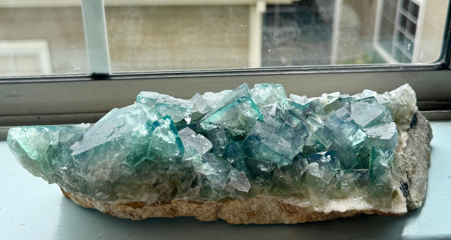Green Fluorite Cluster – 2.102 kg