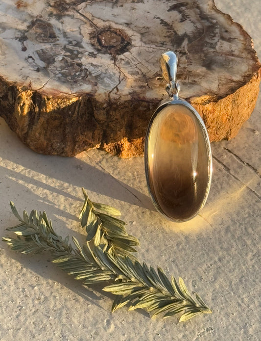 Natural Smokey Citrine pendant