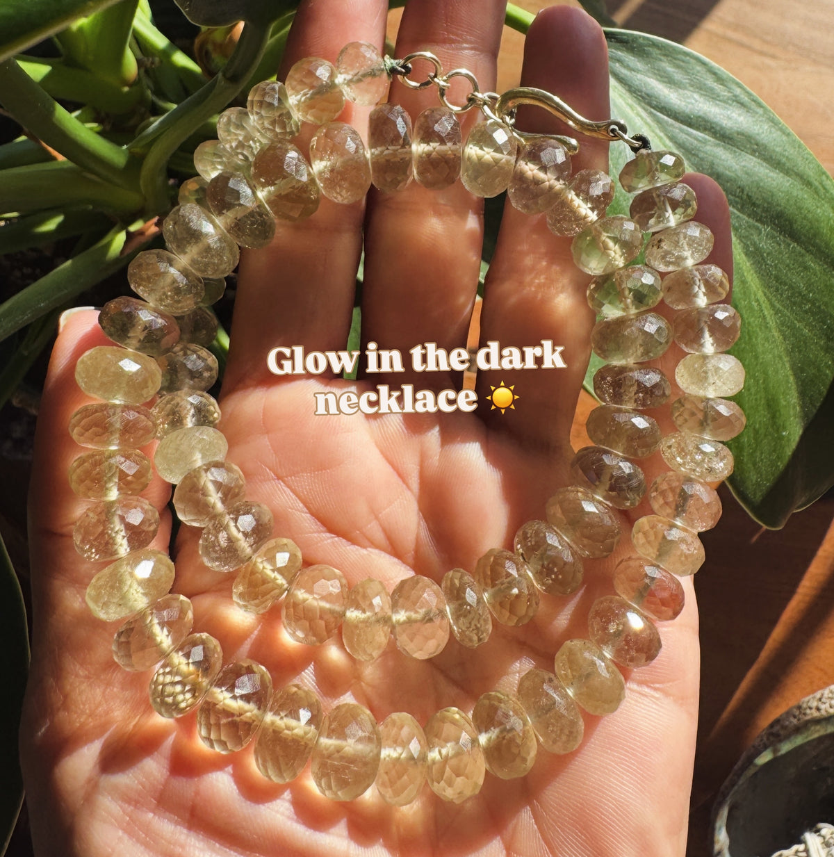 Rare Libyan Desert Glass Necklace | 73g Faceted Golden Tektite | One of a Kind
