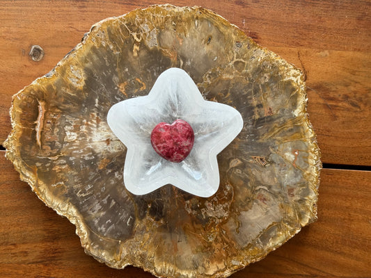 Medium Selenite Star Charging Bow