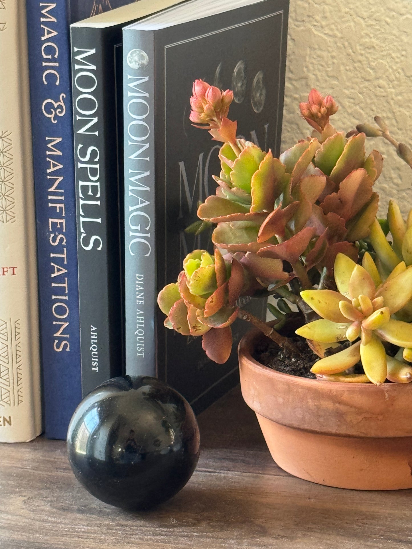 Black Tourmaline Sphere – Protection • Boundaries • Grounding