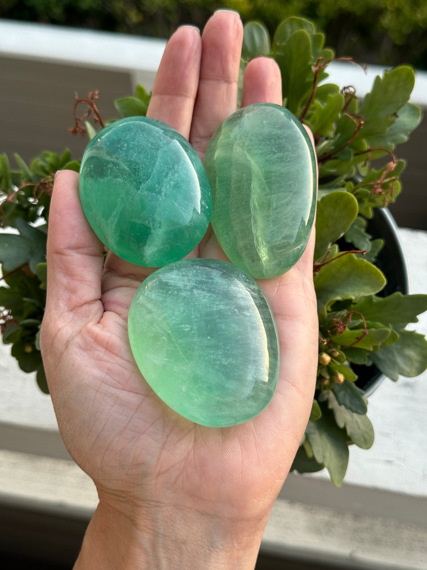 Green Fluorite Pebble