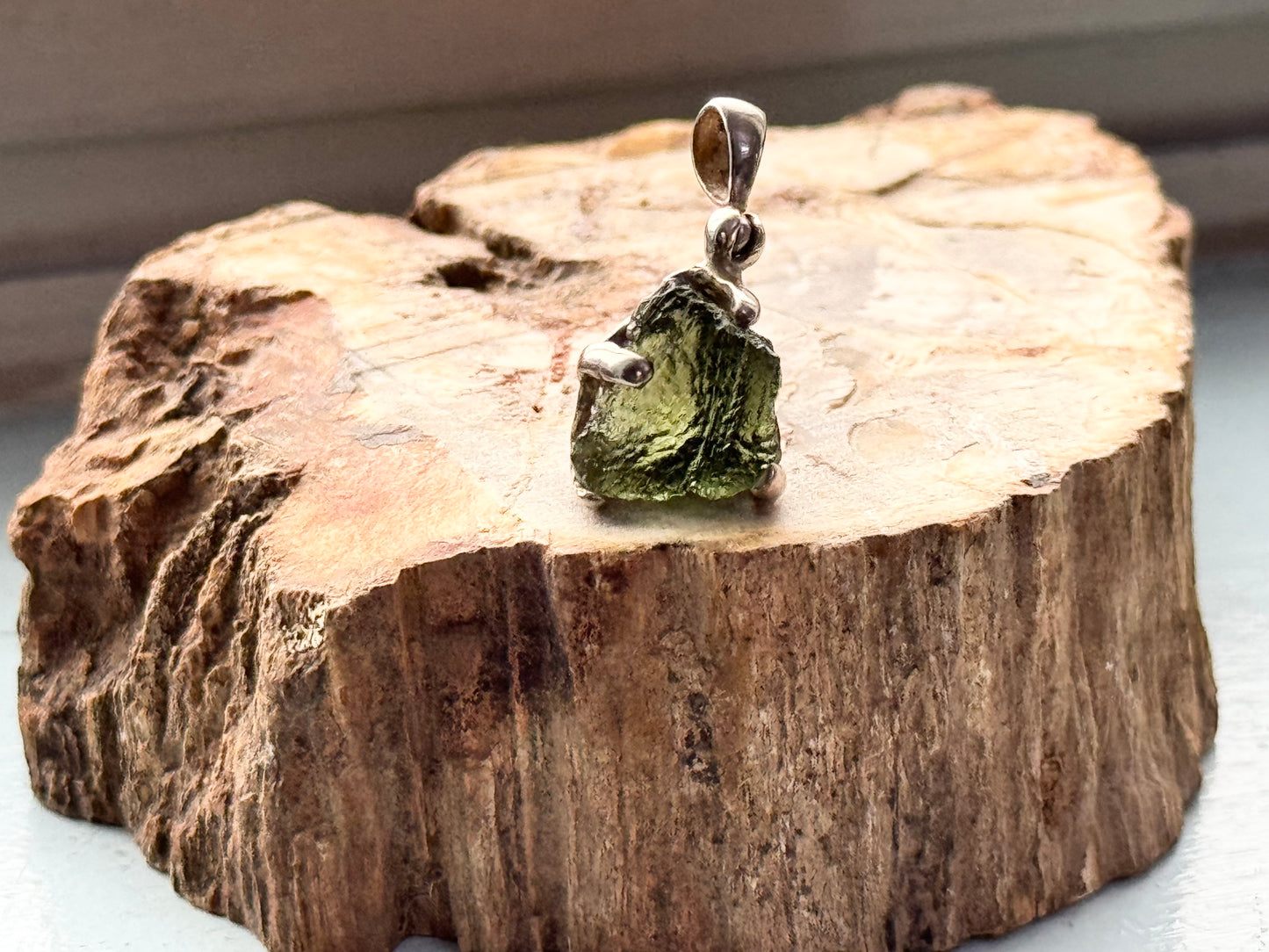 Moldavite Pendant