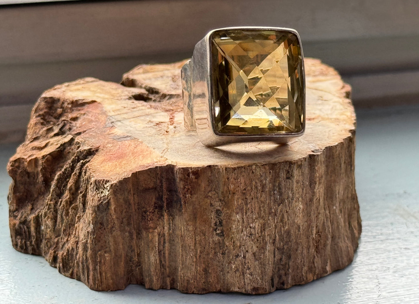 Natural Citrine Ring