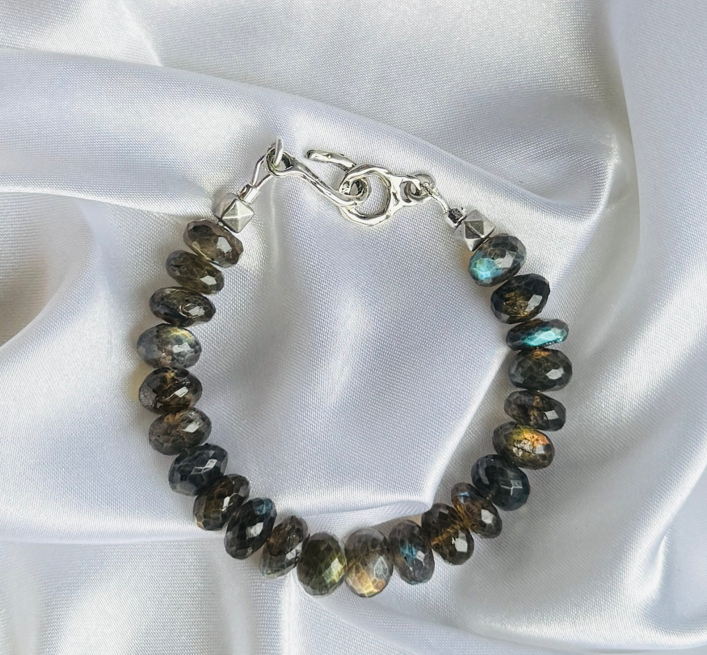 Labradorite & Sterling Silver Bracelet