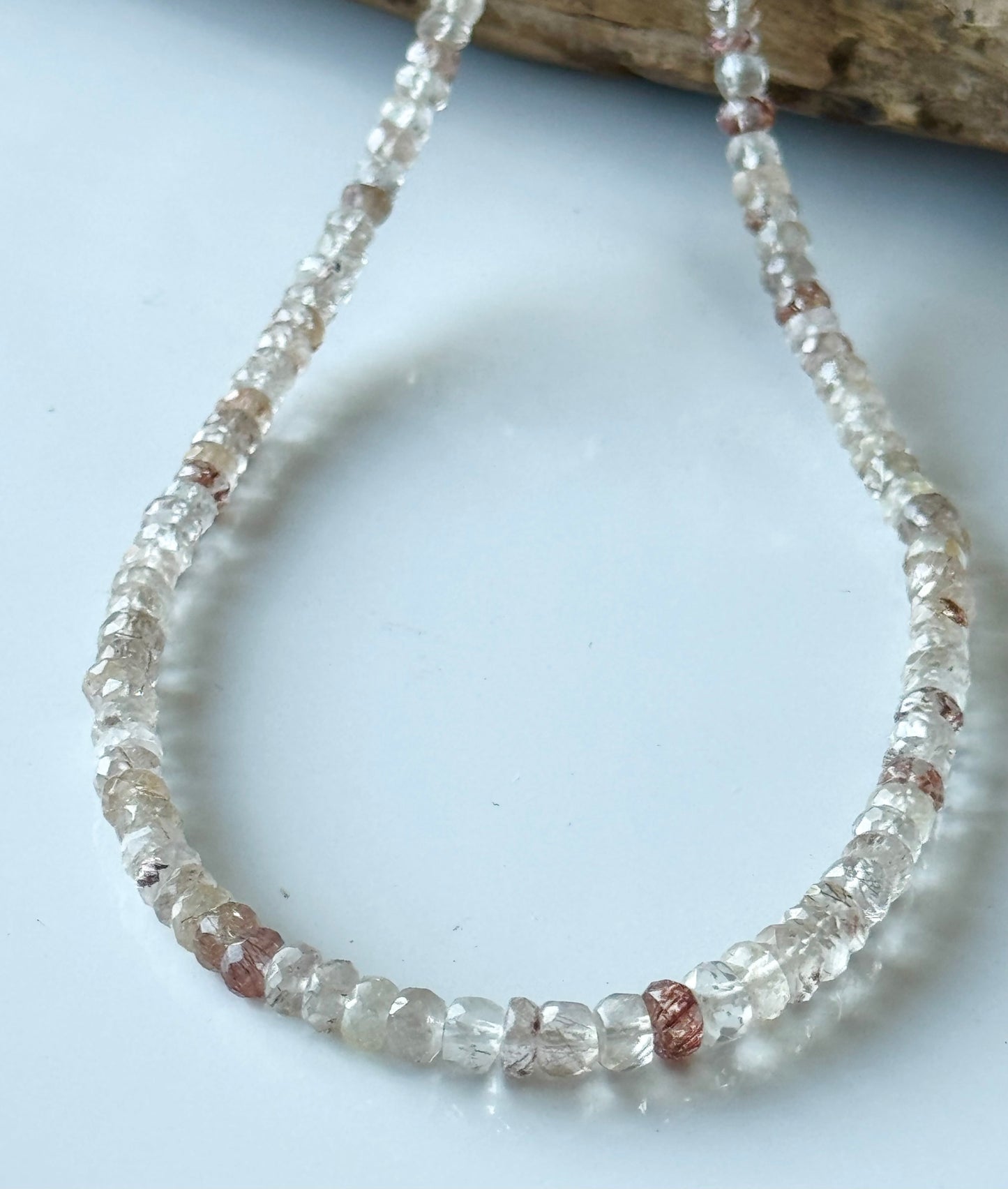 Rutilated Quartz Beads Necklace