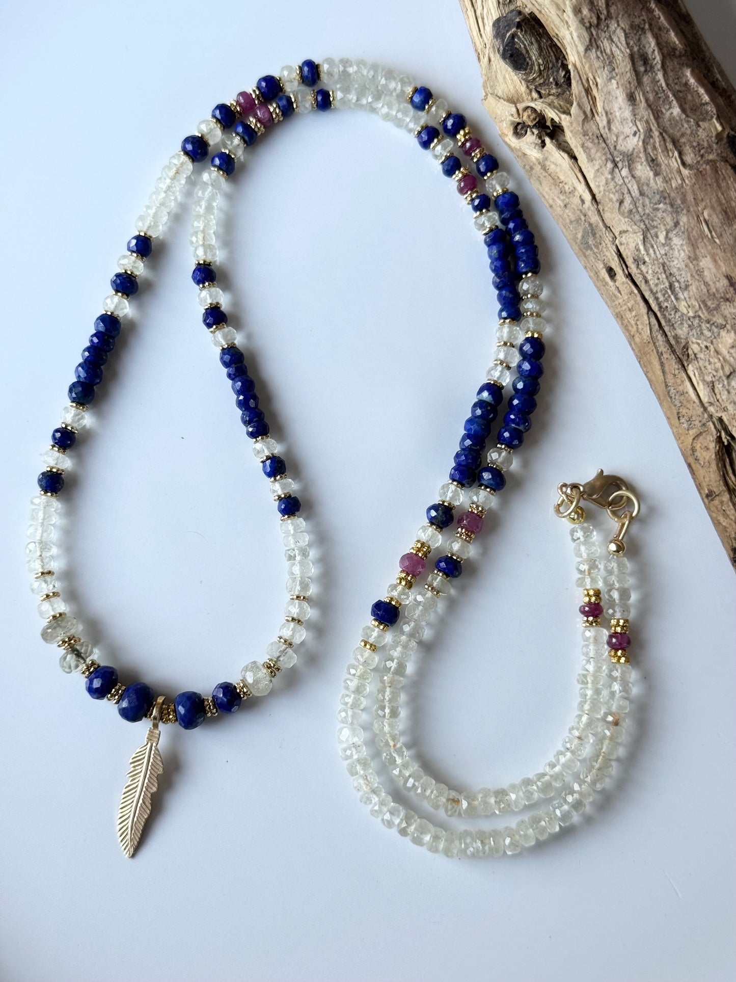 Libyan Lapis beads necklace
