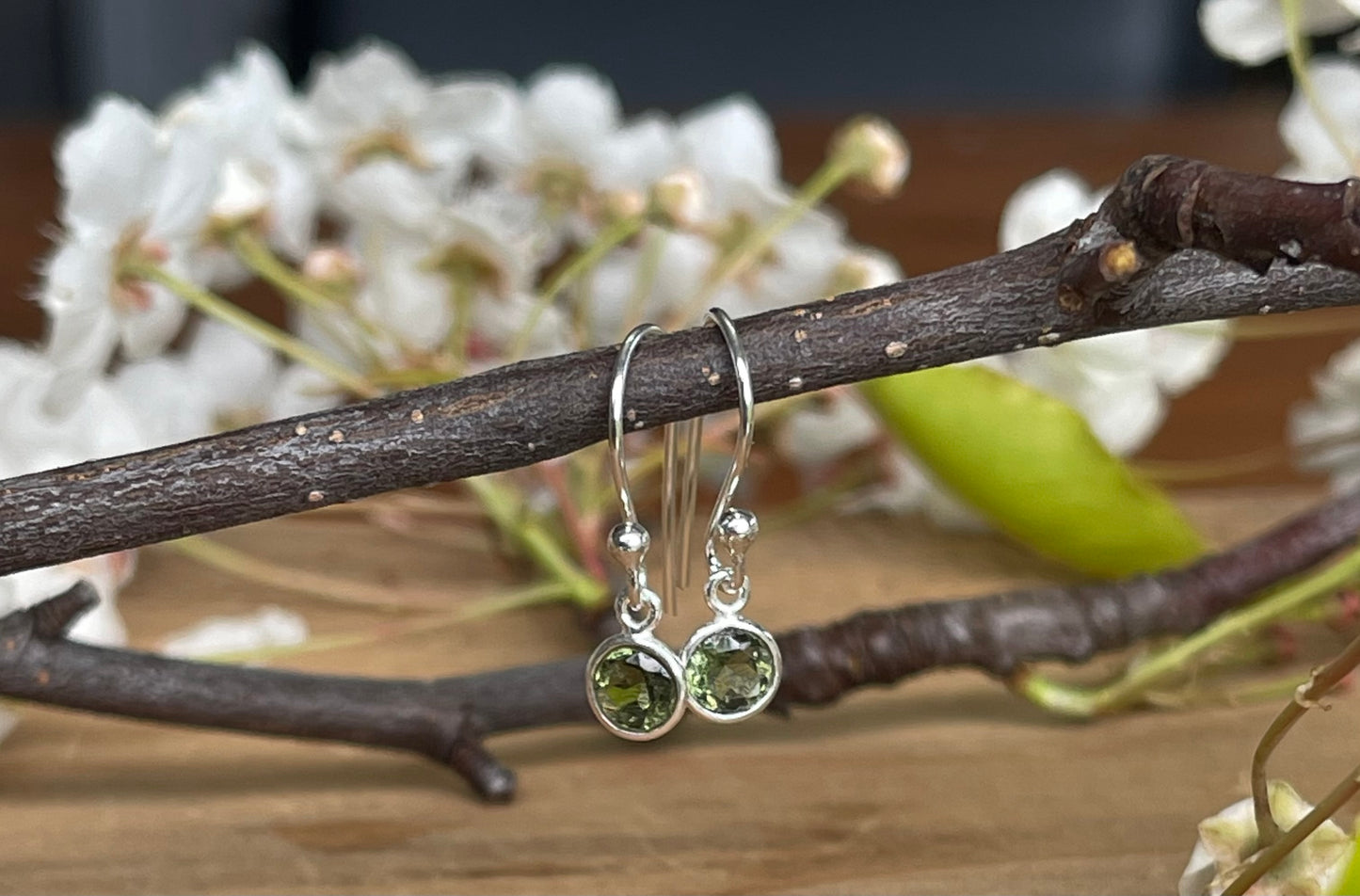 Moldavite Earrings