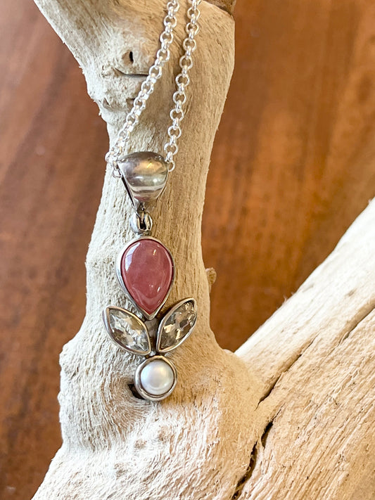 Rhodochrosite Pendant