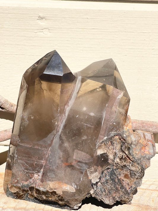 Raw Smokey Quartz Cluster