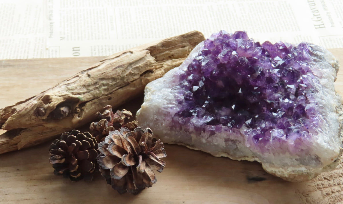 Namibian Flower Amethyst Druze – Collector Piece